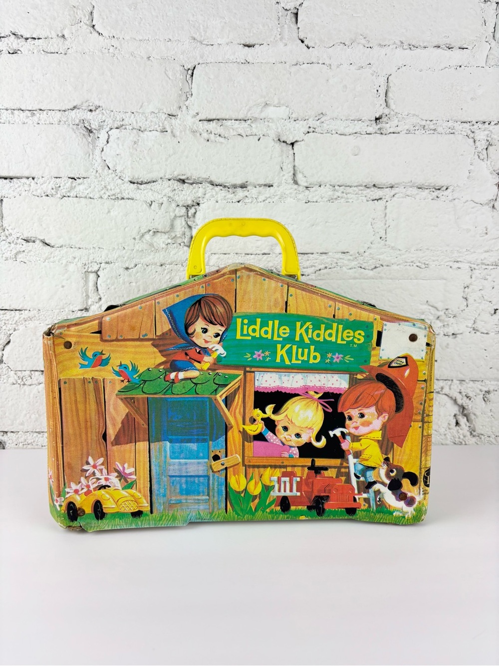 Vintage 60’s Liddle Kiddles Klub Mattel Playhouse Tote